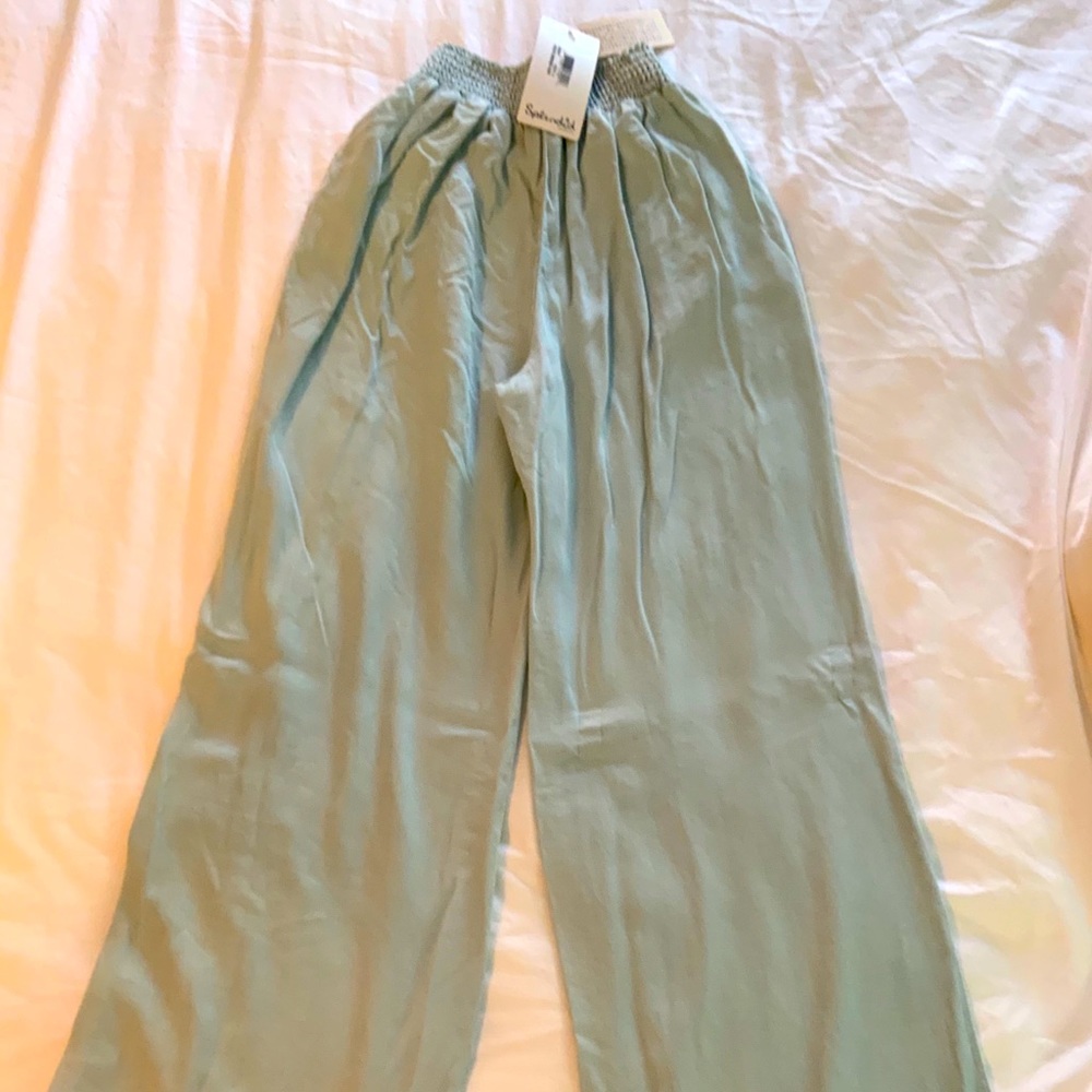 Brand new with tags indigo smocked dress pants